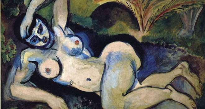 Matisse the-blue-nude-souvenir-of-biskra-1907 Public Domain.jpg